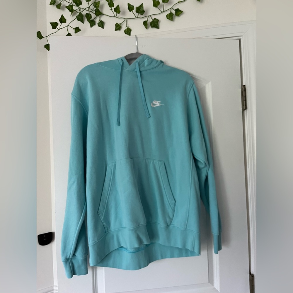 teal nike men’s hoodie